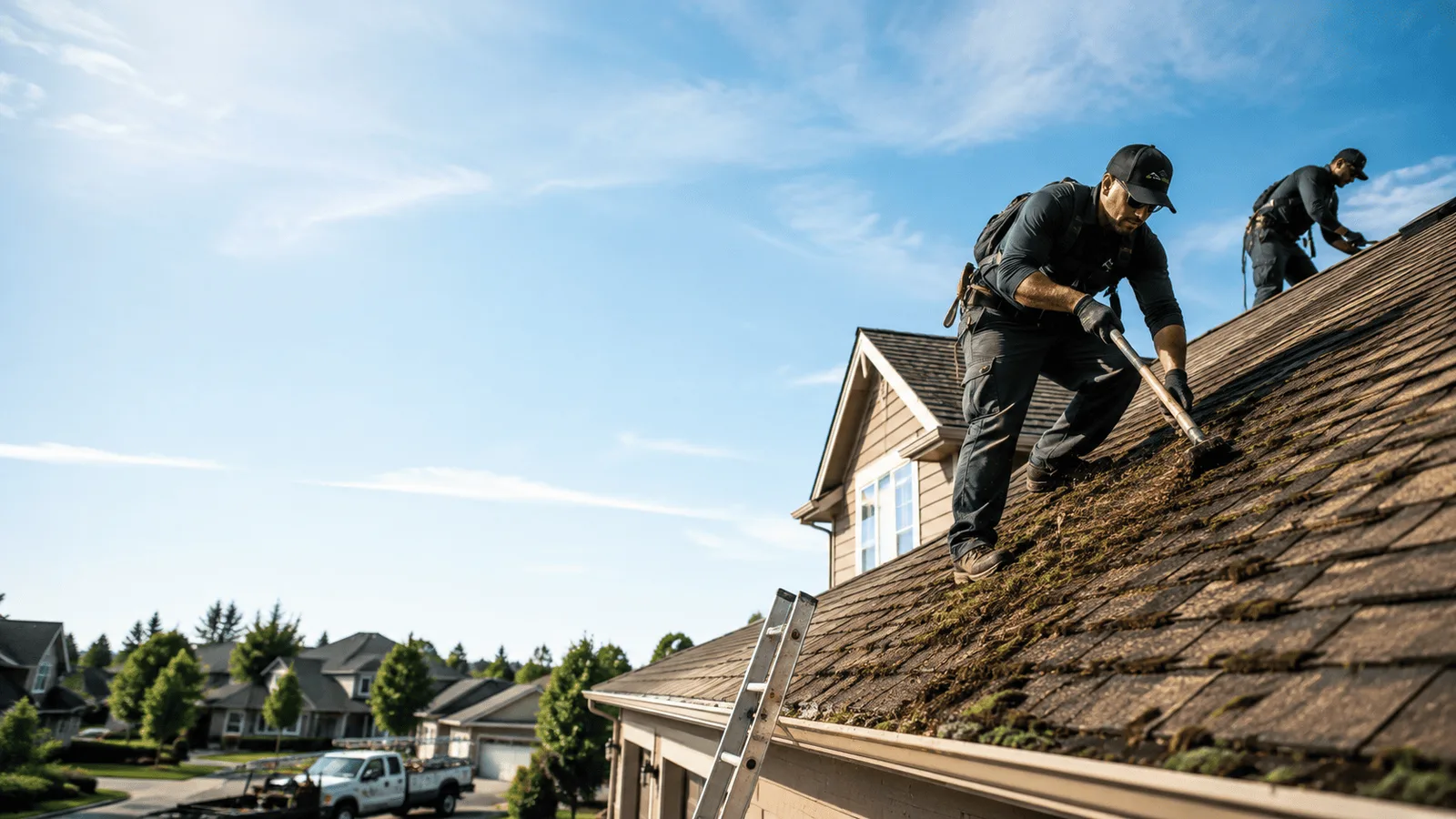 Roof Moss Removal in Wayland, OH near me